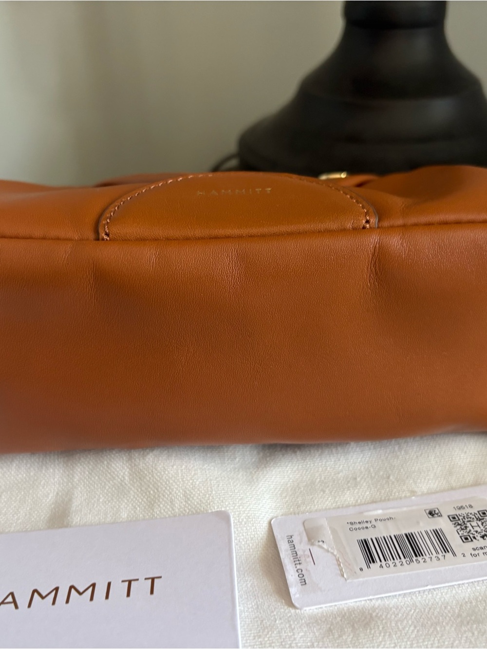 Hammitt Shelley Pouch Cocoa/Gold - Picture 4 of 7